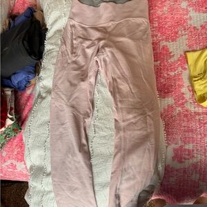 Outdoor Voices Pink High-Waisted Leggings